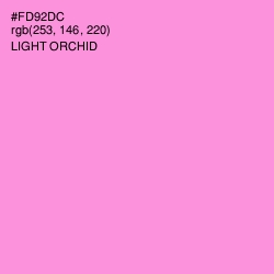 #FD92DC - Light Orchid Color Image